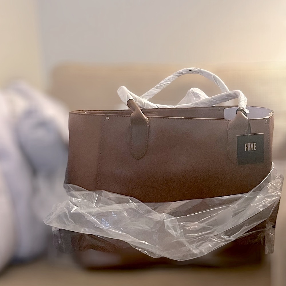 FRYE Olivia Leather Tote Bag - Picture 3 of 9